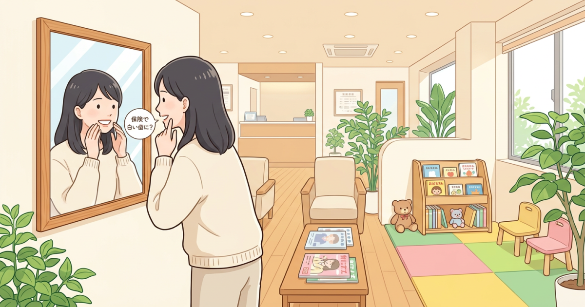 銀歯が気になるママへ｜保険適用で白くする費用と自費との賢い選び方
